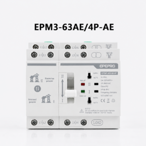 EPEPRO 220V 63A Dual Power Automatic Transfer Switch ATS 4P Home Backup Power Changeover Switch