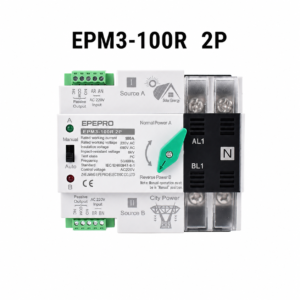 32A 2P EPEPRO Solar PV Dual Power Automatic Transfer Switch ATS AC220V Automatic Changeover Switch DIN Rail
