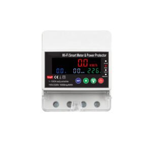 EPEPRO WiFi Smart Miniature Circuit Breaker 100A, AC80-300V Single Phase MCB with Tuya APP Remote Control, Energy Monitoring, Leakage & Voltage Protection