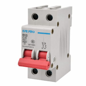 EPEPRO AC Miniature Circuit Breaker, 63Amp 120V/240V 2 Pole DIN Rail Mount Circuit Breaker, Thermal Magnetic Trip, Solar AC MCB Disconnect Switch MCB