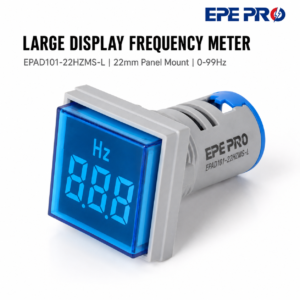 EPEPRO EPAD101-22HZMS-L Large Display Digital Frequency Meter 22mm Panel Mount 0-99Hz LED Hz Meter