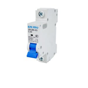 EPEPRO 1 Pole DIN Rail AC Miniature Circuit Breaker 6-63A, 120/240V Thermal Magnetic Trip MCB Disconnect Switch for Solar Power, Residential, Commercial & Industrial Electrical Protection Systems