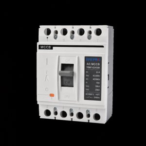 EPEPRO 63A AC MCCB 4 Pole 400/690V Molded Case Circuit Breaker, Thermal Magnetic Trip MCCB AC Disconnect Switch for Industrial, Solar & Commercial Power Systems
