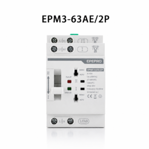 EPEPRO 110V 16A Dual Power Automatic Transfer Switch ATS 2P Home Backup Power Changeover Switch