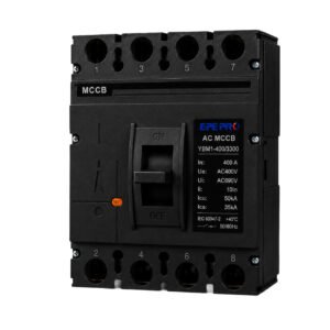EPEPRO 400A 4P AC MCCB, 400/690V Molded Case Circuit Breaker, Thermal Magnetic Trip, AC Disconnect Switch for Industrial, Solar & Commercial Power Systems