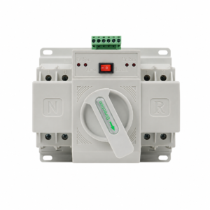EPEPRO 110V 63A Dual Power Manual Transfer Switch 2P Changeover Switch for Home Generator Backup Power